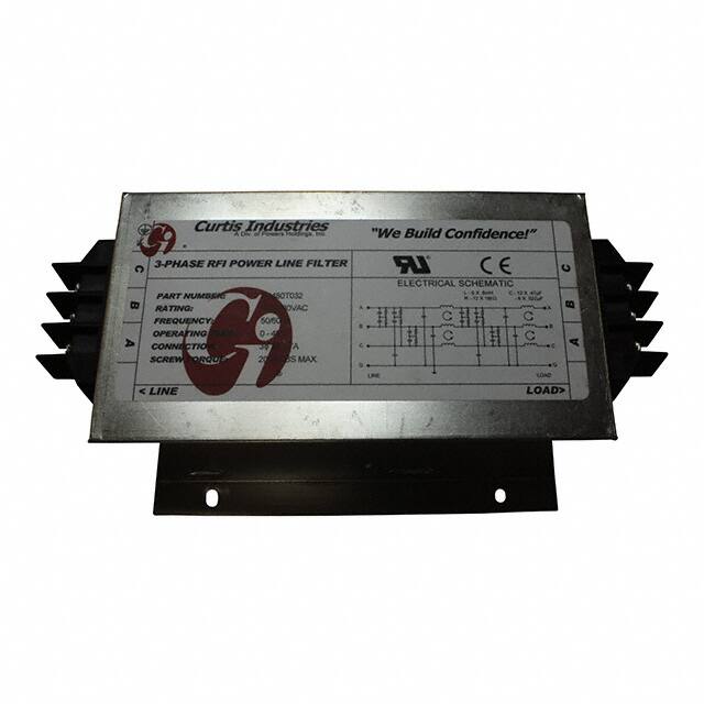 F3480T032 Curtis Industries  Power Line Filter Modules